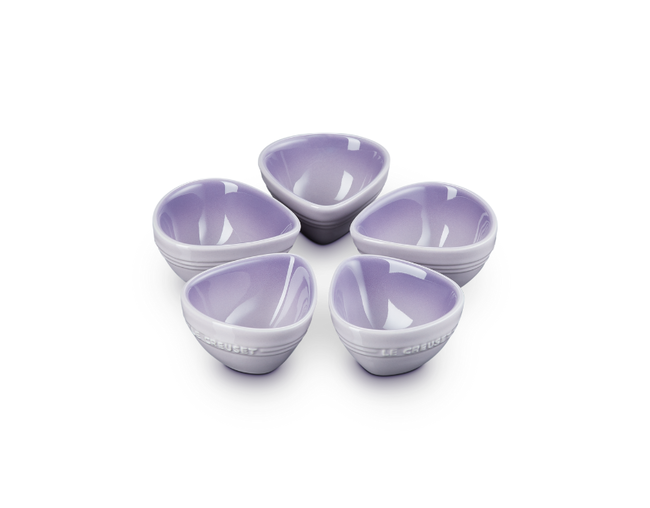 LE CREUSET ブルーベルパープル　食器スタンド Caçarola Buffet Le Creuset Signature Petal Em Ferro Blue Bell